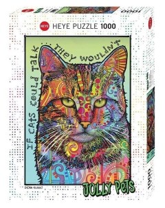 Пазл Heye Если кошка могла бы говорить 1000 деталей Heye puzzle