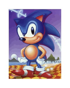 Картина по номерам на холсте Sonic 7 30 x 40 Nobrand