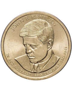 Монета 1 доллар Джон Кеннеди Президенты США D 2015 UNC Mon loisir