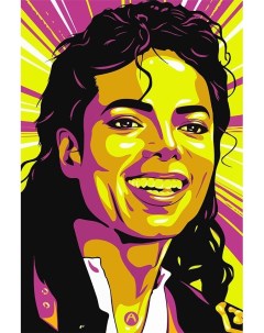 Картина по номерам на холсте Музыка Майкл Джексон 6390 В 60x40 Nobrand