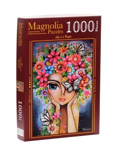 Пазл Magnolia 1000 дет Леди с цветами Magnolia puzzle