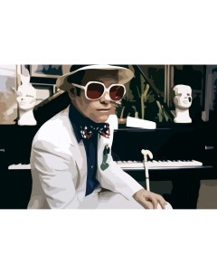 Картина по номерам на холсте Elton John 105 Nobrand