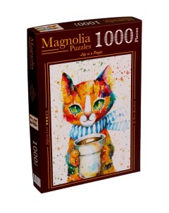 Пазл Magnolia 1000 дет Красочная кошка Magnolia puzzle