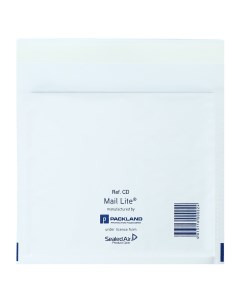 Набор крафт конвертов с воздушно пузырьковой пленкой 18х16 cd белый 10шт Calligrata