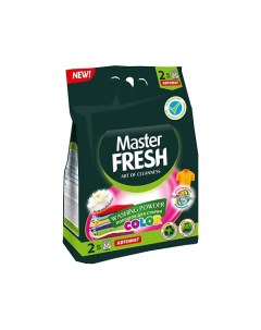 Стиральный порошок color с энзимами 2000 Master fresh