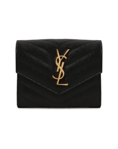 Кожаное портмоне Saint laurent