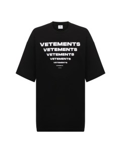 Хлопковая футболка Vetements