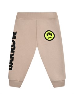Спортивные брюки с лого бежевые Barrow