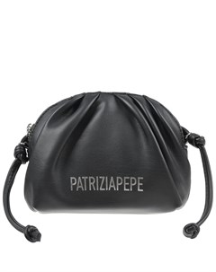 Черная сумка с лого 20x12x6 см Patrizia pepe