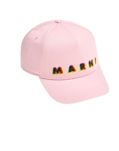 Бейсболка с лого розовая Marni