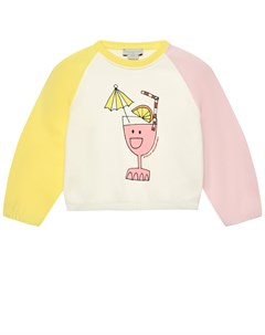 Свитшот в стиле color block Stella mccartney