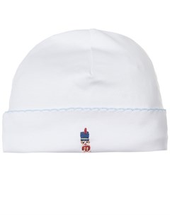Белая шапка с вышивкой солдатик Lyda baby