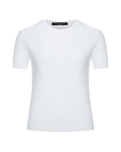 Хлопковая футболка белая Pietro brunelli