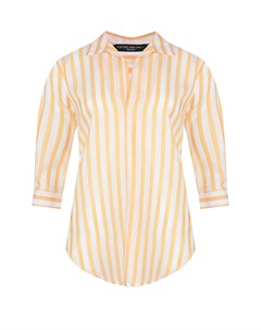Рубашка в бело желтую полоску Pietro brunelli