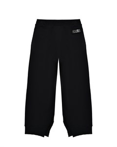 Спортивные брюки с разрезами черные Mm6 maison margiela