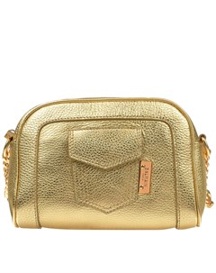 Золотистая сумка с декоративным карманом Balmain