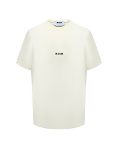Базовая футболка белого цвета Msgm