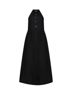 Льняное платье черное Shadè