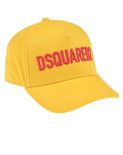 Желтая бейсболка с вышитым лого Dsquared2