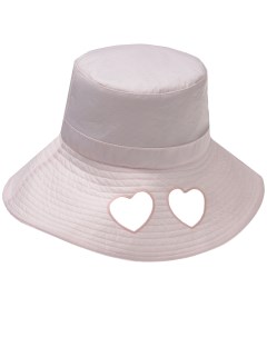 Светло розовая шляпа с фигурными вырезами Vivetta
