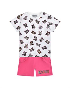 Комплект футболка и шорты принт медвежата Moschino