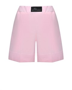 Хлопковые шорты с поясом на резинке розовые Dan maralex