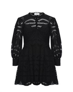 Платье с шитьем черное Charo ruiz