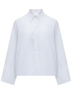 Укороченная белая рубашка Mm6 maison margiela