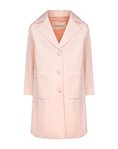 Светло розовое пальто с накладными карманами Hinnominate