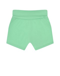 Зеленые трикотажные шорты Sanetta kidswear
