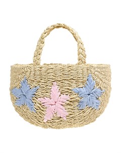 Плетеная сумка с декором звезды Monnalisa