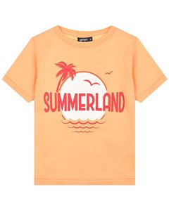 Оранжевая футболка с принтом SUMMERLAND Yporqué