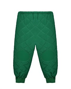 Стеганые брюки зеленые Molo