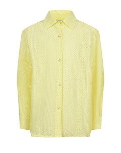 Желтая рубашка с вышивкой в тон Miss grant
