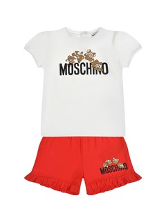 Комплект футболка и шорты с рюшами Moschino