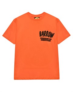 Футболка с лого оранжевая Barrow