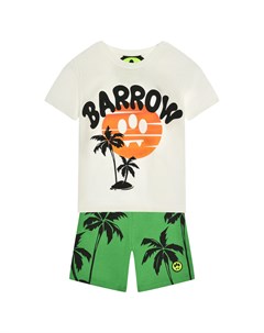 Комплект футболка и бермуды принт пальмы Barrow