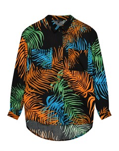 Рубашка с принтом разноцветные листья Dan maralex