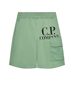 Бермуды с карманом карго зеленые C.p. company
