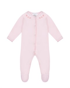Розовый комбинезон с вышивкой Lyda baby