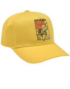 Желтая кепка с вышивкой Game on Jan&sofie