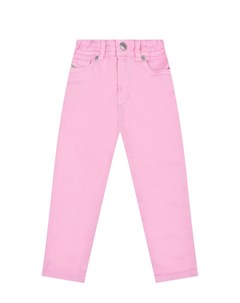 Розовые джинсы с поясом на резинке Diesel