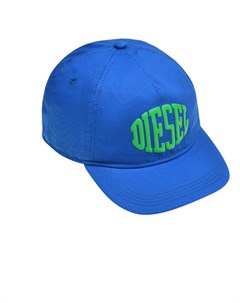 Бейсболка с зеленым лого синяя Diesel