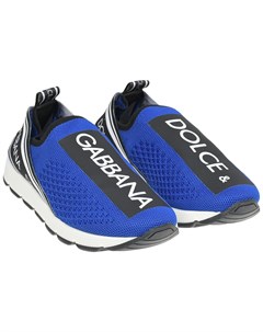Синие кроссовки носки Sorrento Dolce&gabbana