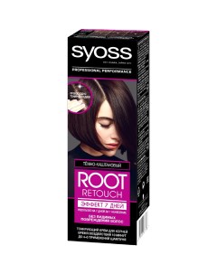 Крем для волос Root Retoucher тонирующий Эффект 7 дней оттенок 5 0 Тёмно каштановый 60 мл Syoss