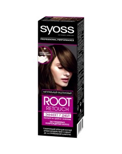 Крем для волос Root Retoucher тонирующий Эффект 7 дней оттенок 6 0 Натуральный Каштановый 60 мл Syoss