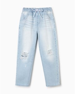 Джинсы Loose fit с рваным дизайном для мальчика Gloria jeans