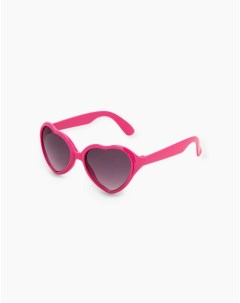 Розовые солнцезащитные очки в форме сердца Gloria jeans
