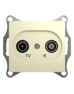 Розетка GSL000295 TV R проходная 4DB кратно 10 шт Schneider electric