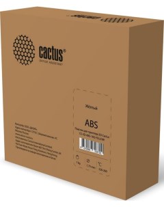 Пластик для принтера 3D ABS CS 3D ABS 1KG YELLOW d1 75мм 1кг 1цв Cactus